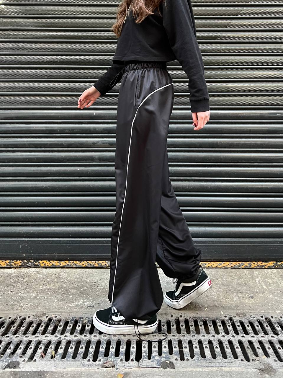Black Y2k Vintage Streetwear Baggy Sweatpants