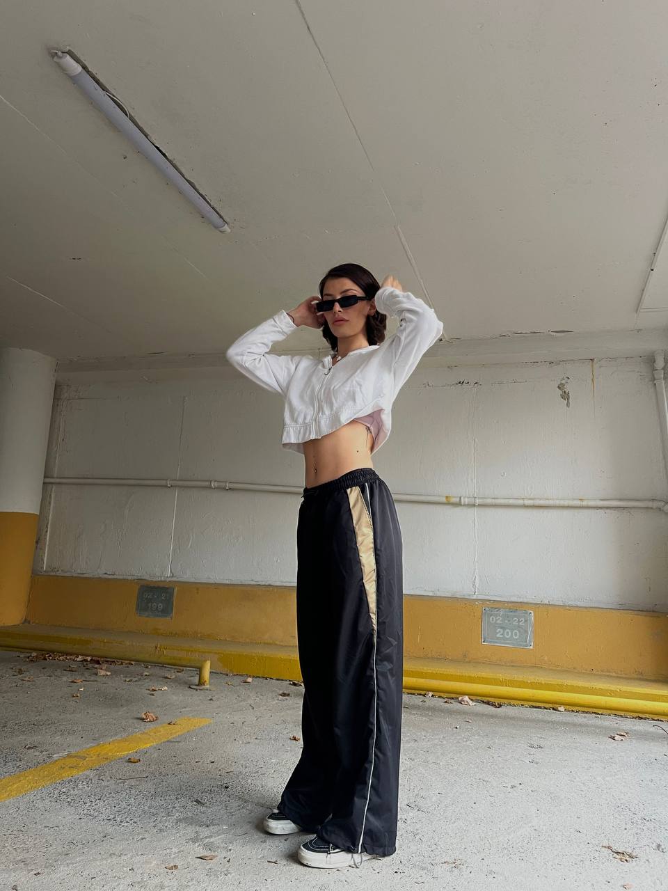 Black Y2k Vintage Streetwear Baggy Sweatpants