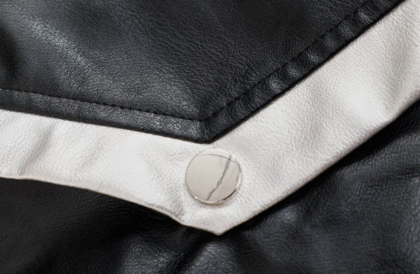 Zeus Black Leather Jacket