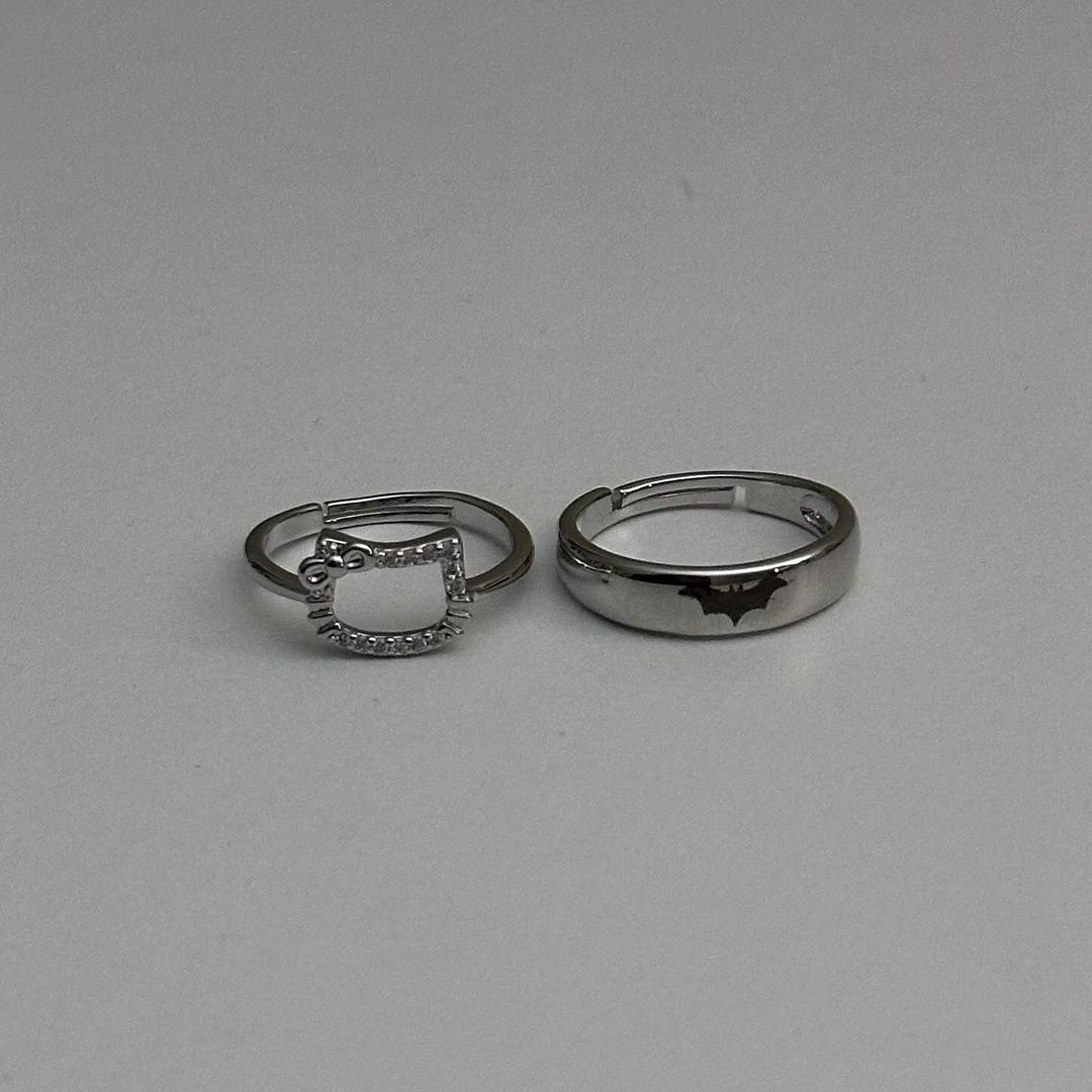 Kitty & Batman Double Ring