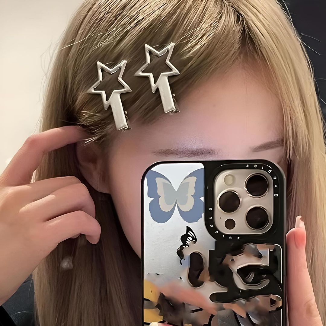 2-Piece Star Clip Buckle Y2K Star Style