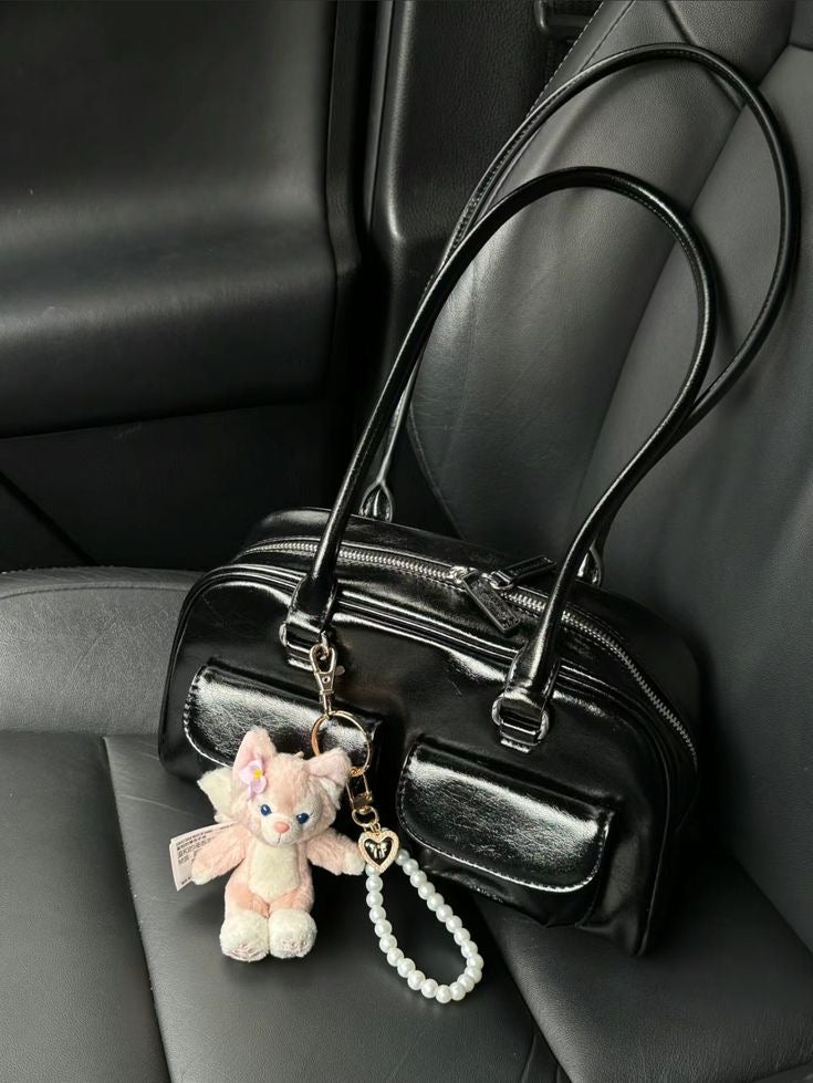Ribbon bow new Boston shoulder bag
