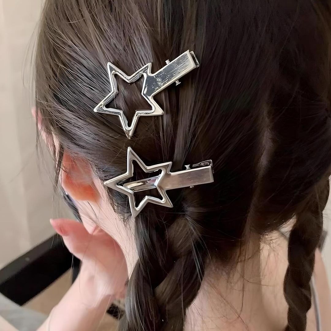 2-Piece Star Clip Buckle Y2K Star Style