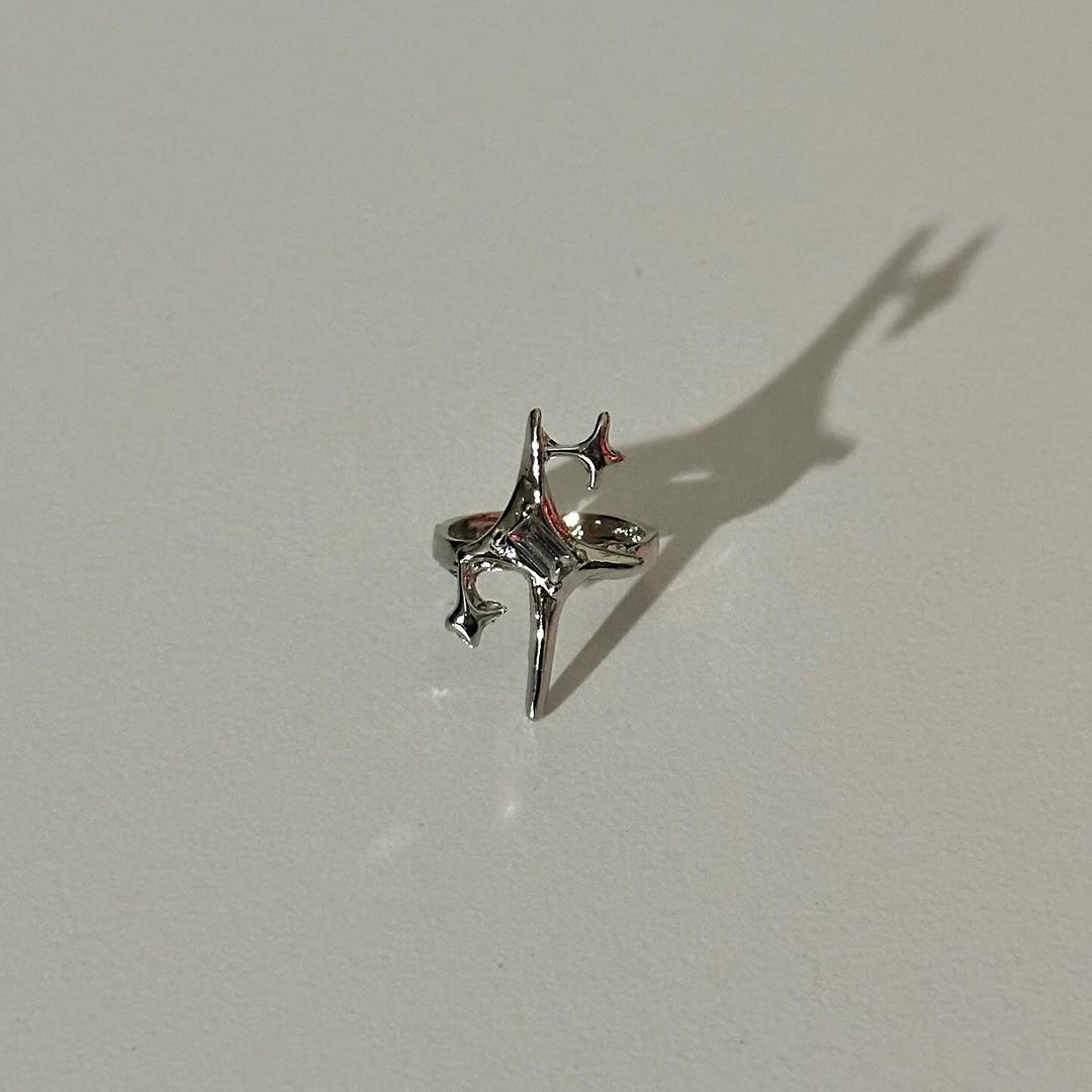 Y2K Stars Ring Set