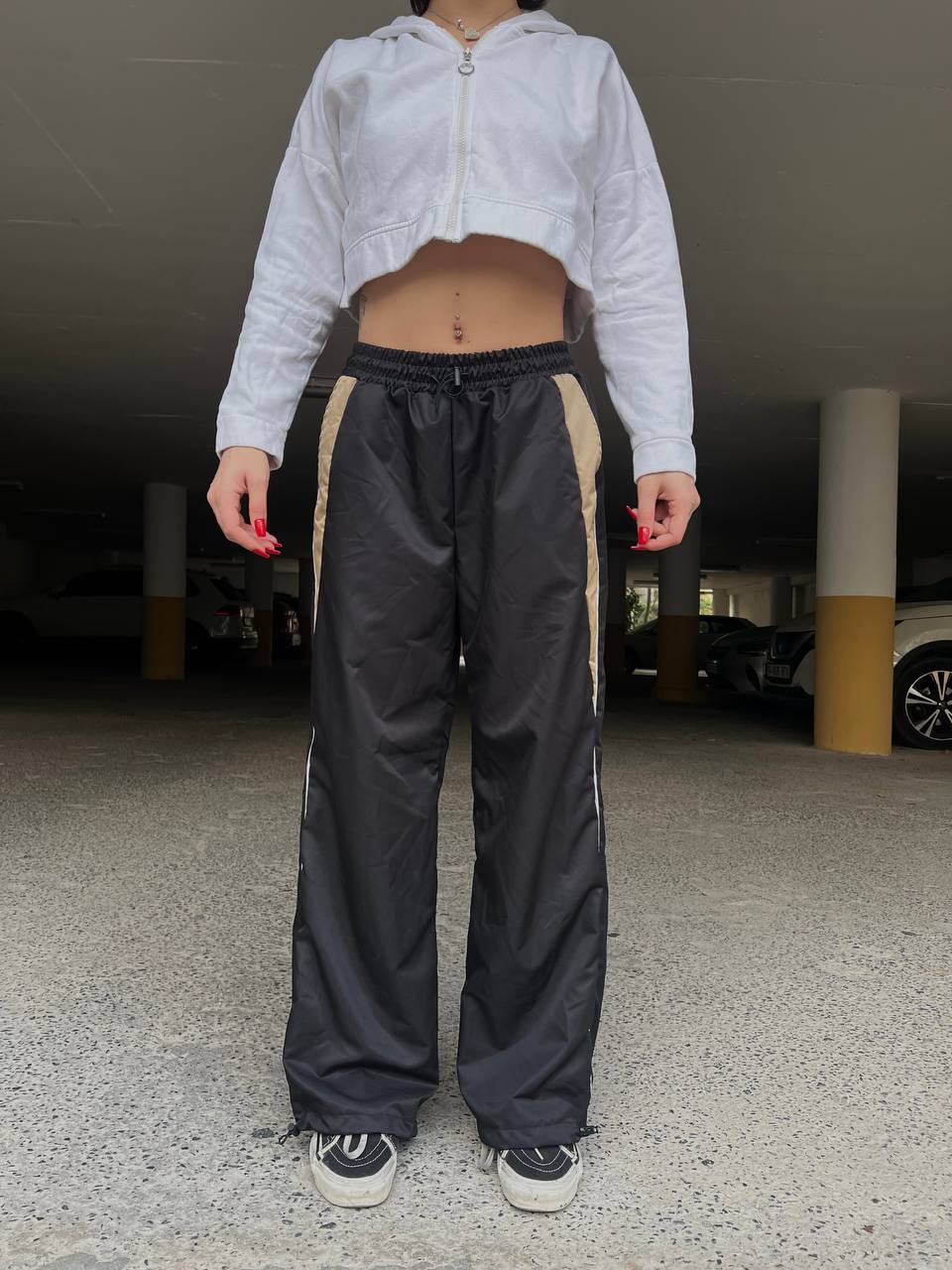 Black Y2k Vintage Streetwear Baggy Sweatpants