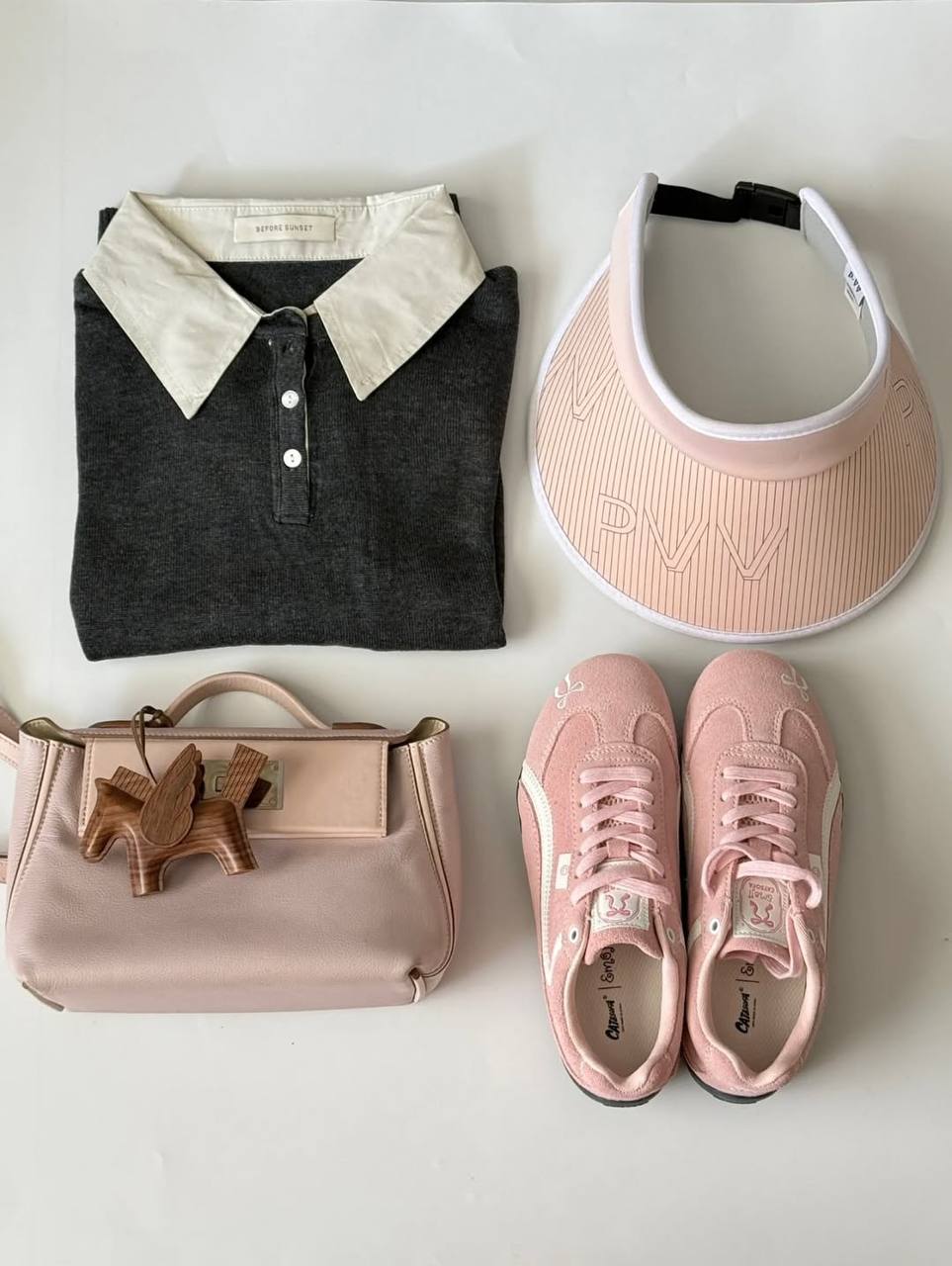 Hot dopamine retro pink shoes for women spring and summer new sneakers sports shoes