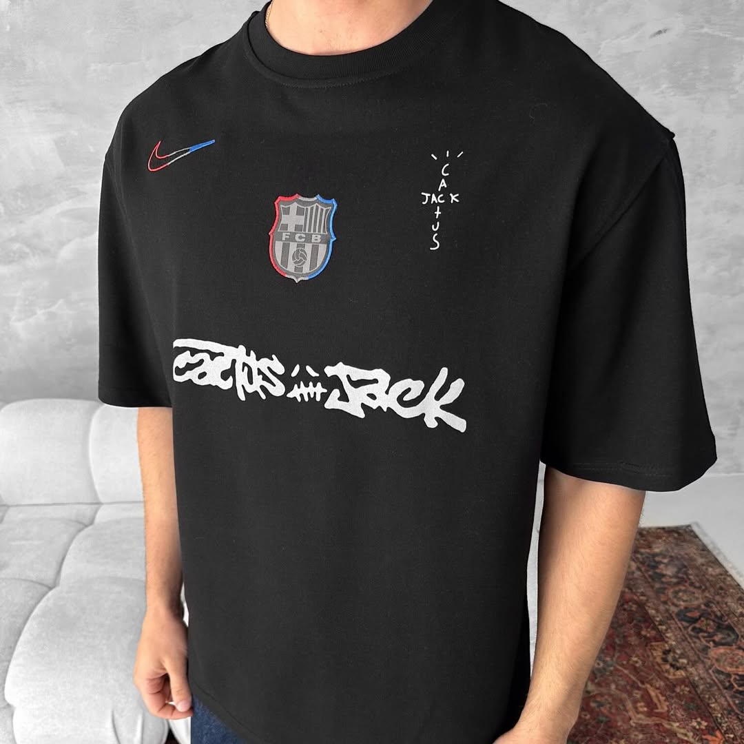 Barcelona black oversized T-shirt