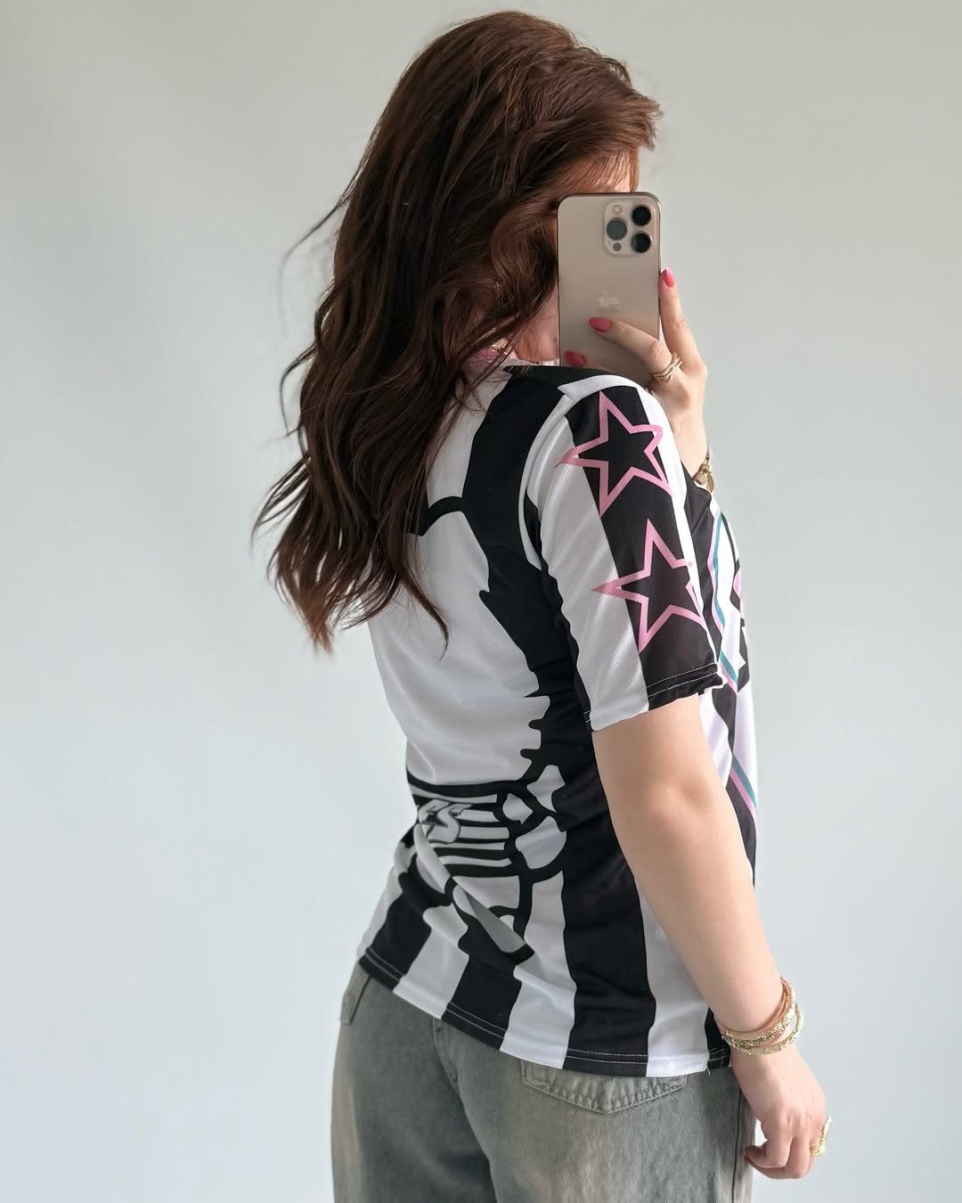 Hello Kitty Baseball Black & White Jersey