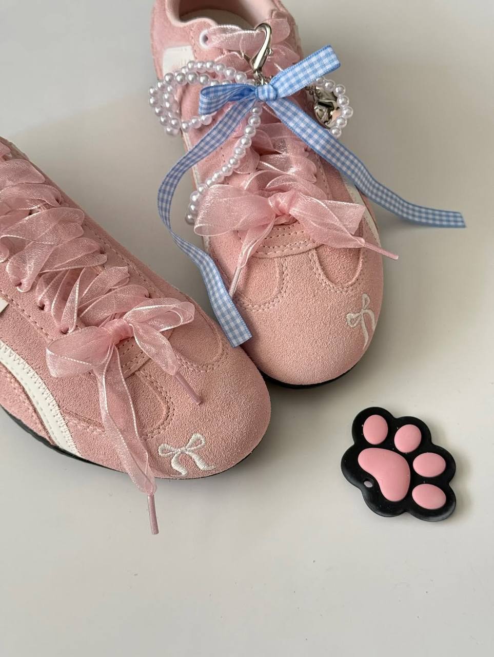 Hot dopamine retro pink shoes for women spring and summer new sneakers sports shoes