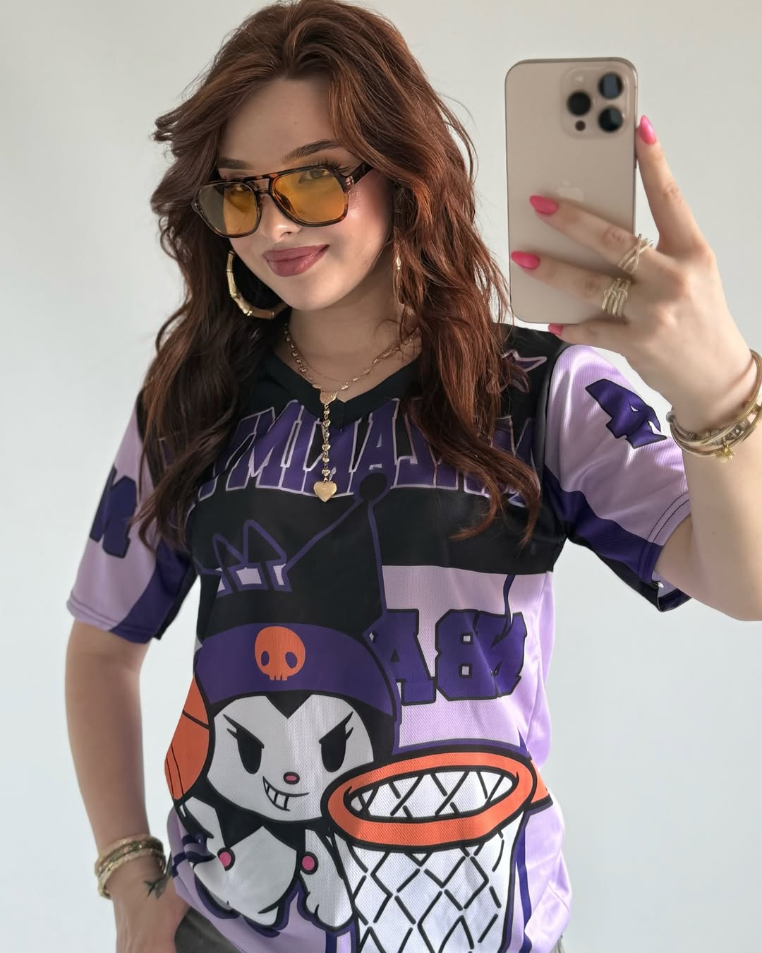 Purple Kuromi Jersey T-shirt