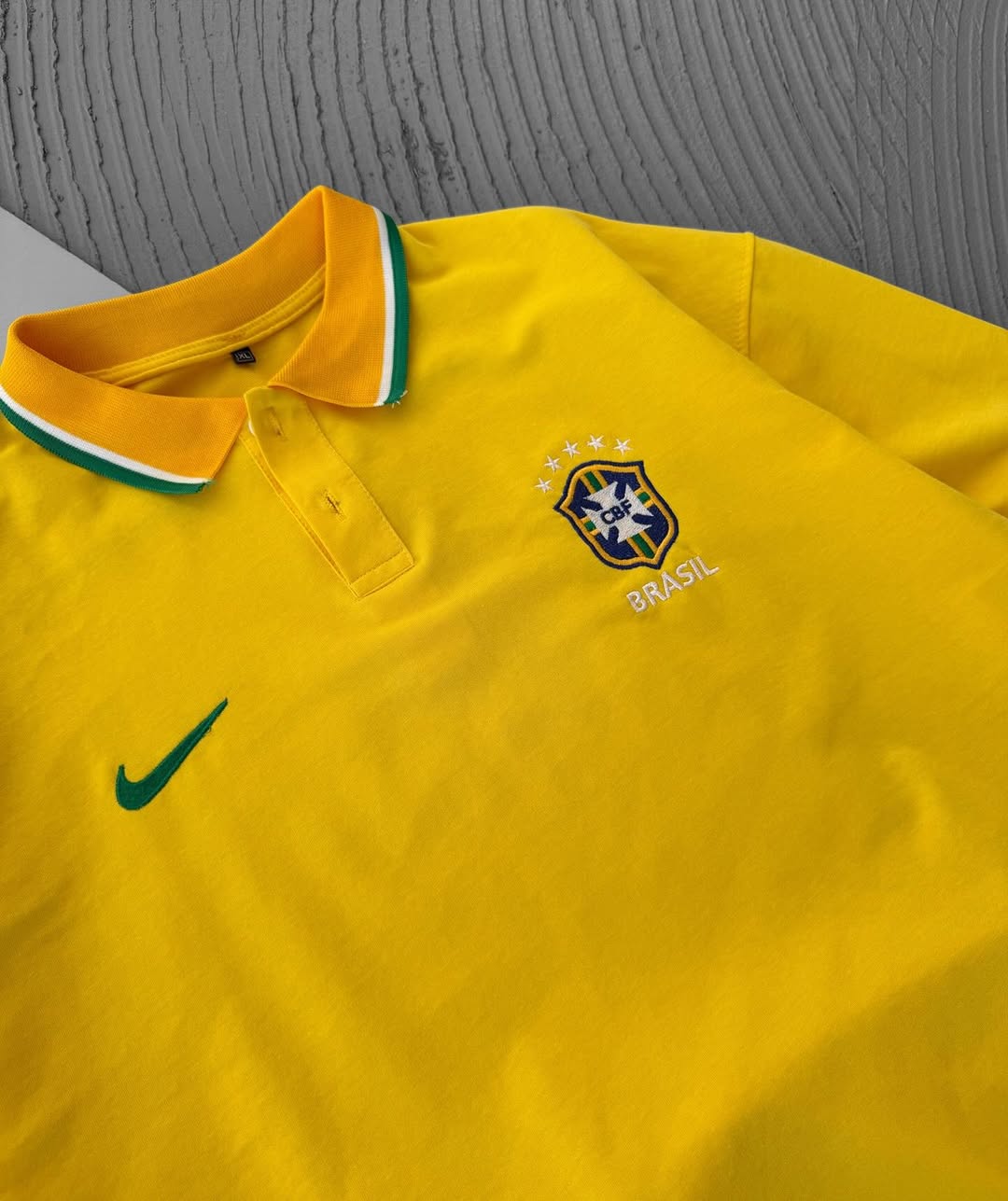 Brazil yellow oversize t-shirt