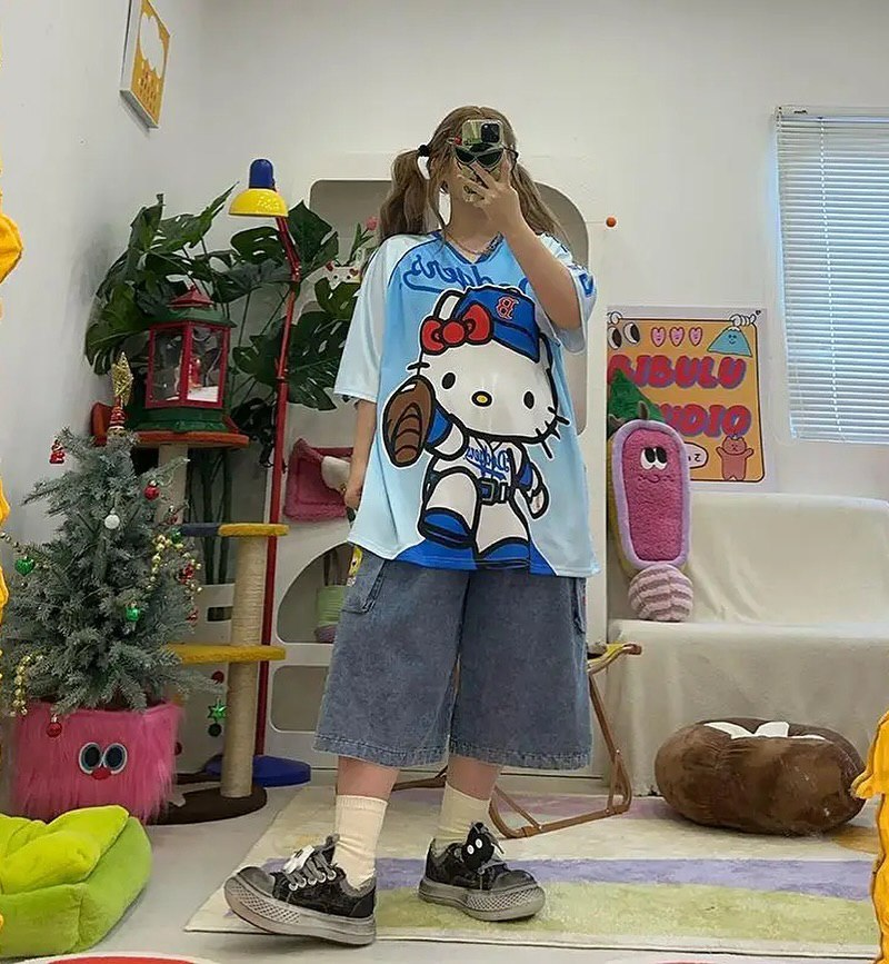 Hello Kitty Baseball T-Shirt