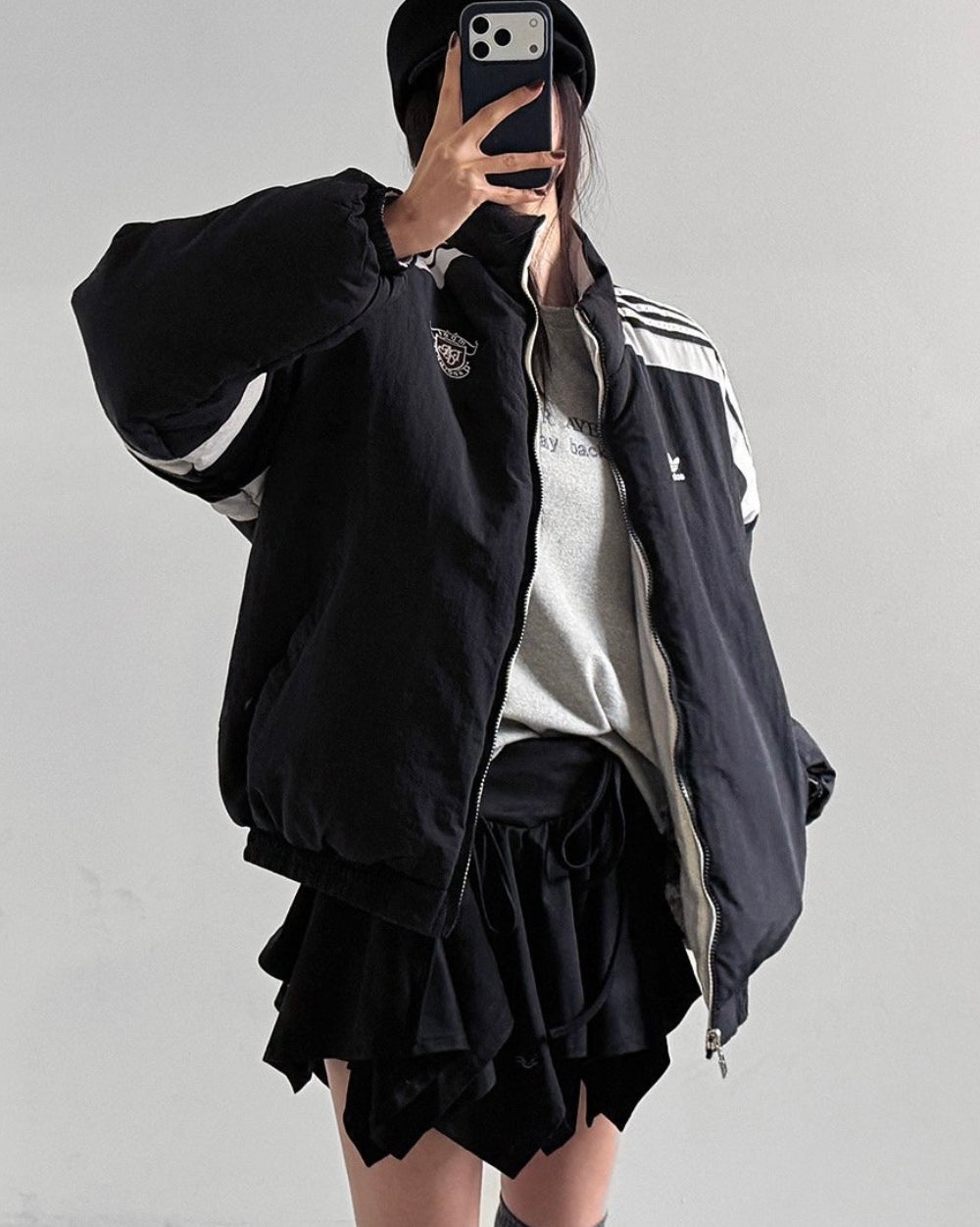 Adidas reversible warm winter jacket