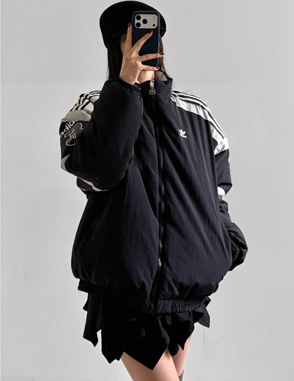 Adidas reversible warm winter jacket