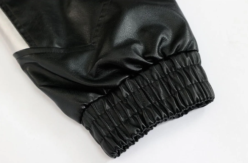 Zeus Black Leather Jacket
