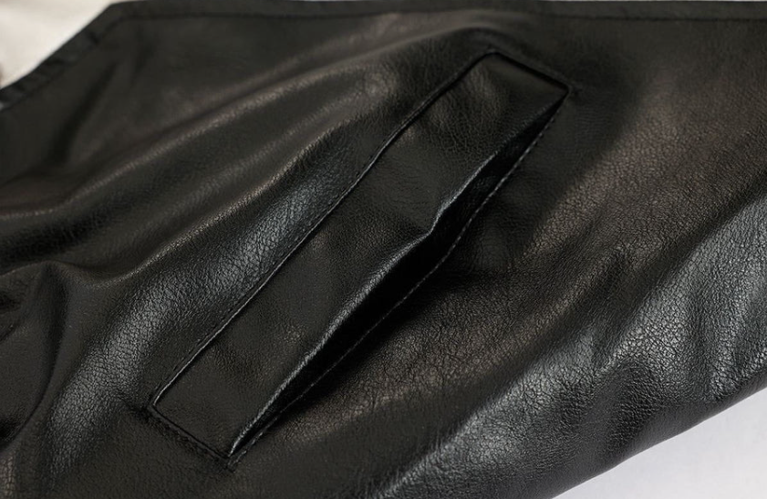 Zeus Black Leather Jacket