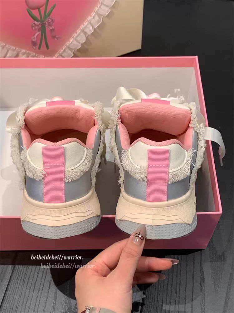 Original cute kitty bread shoes niche shoe women 2024 autumn