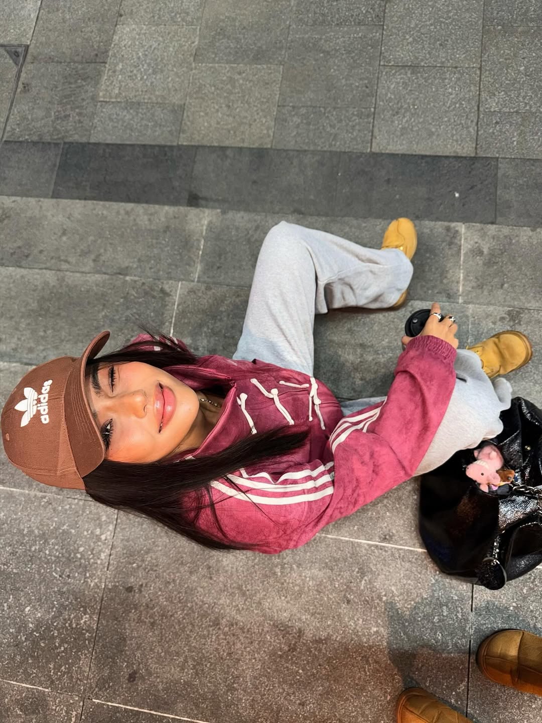 Red Suede Tang-Style Jacket