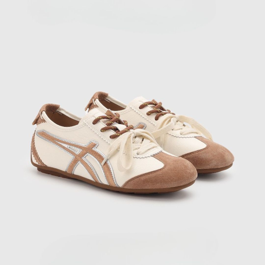 British ballet style retro mandarin duck sports  training shoes