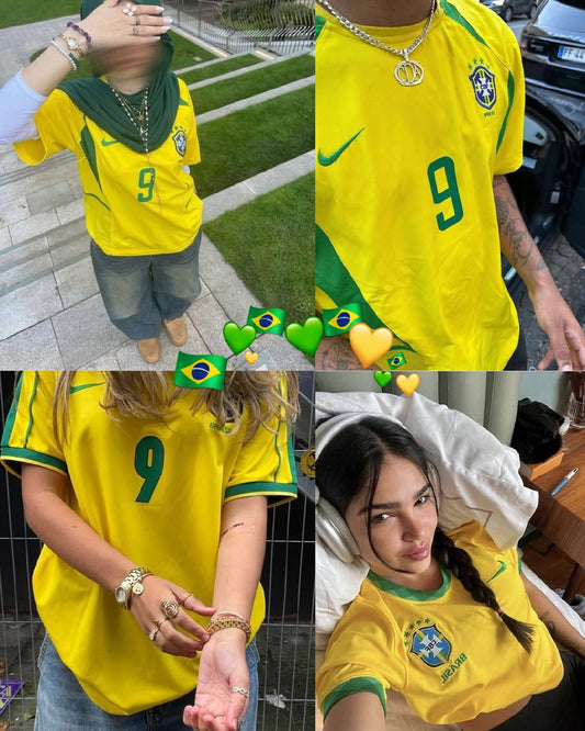 Brazil yellow oversize t-shirt