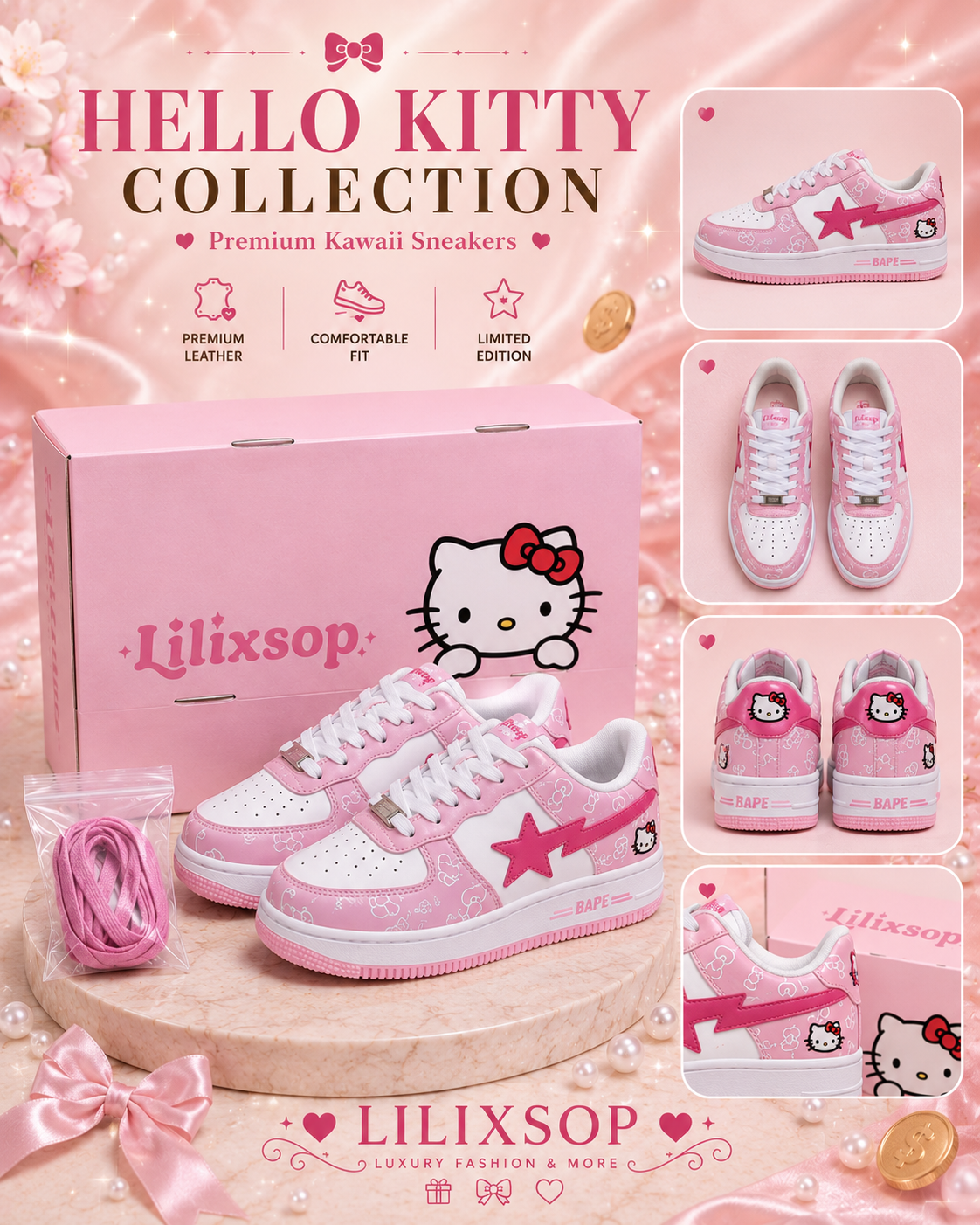 Hello Kitty Pink Shoes