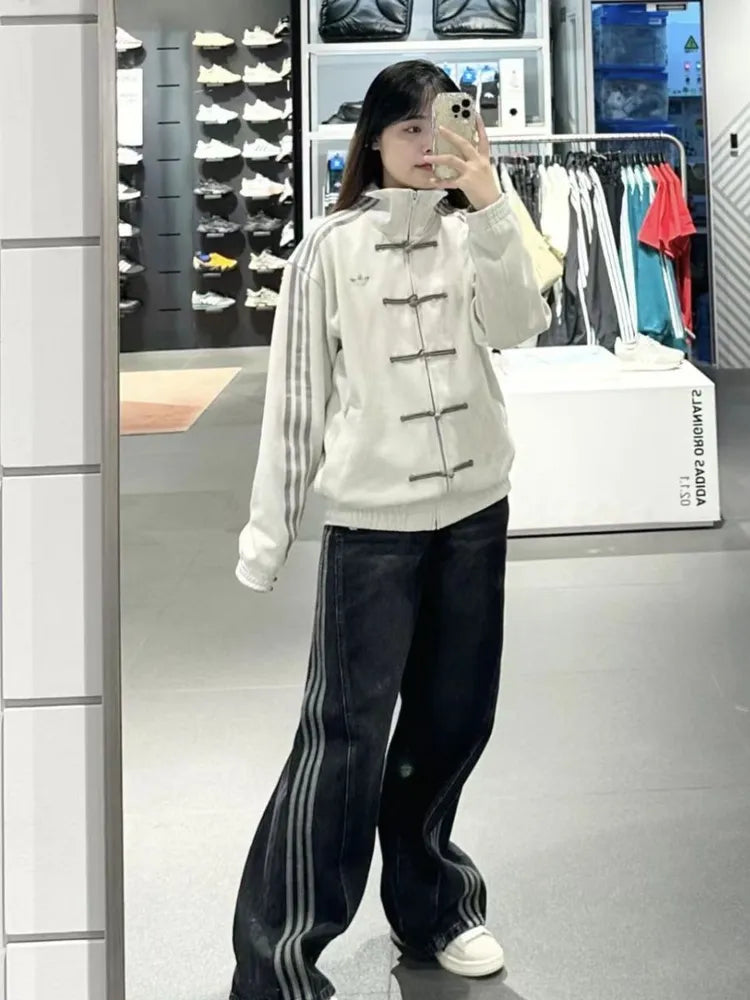 Off-White Suede Tang-Style Jacket