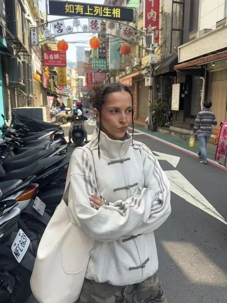 Off-White Suede Tang-Style Jacket