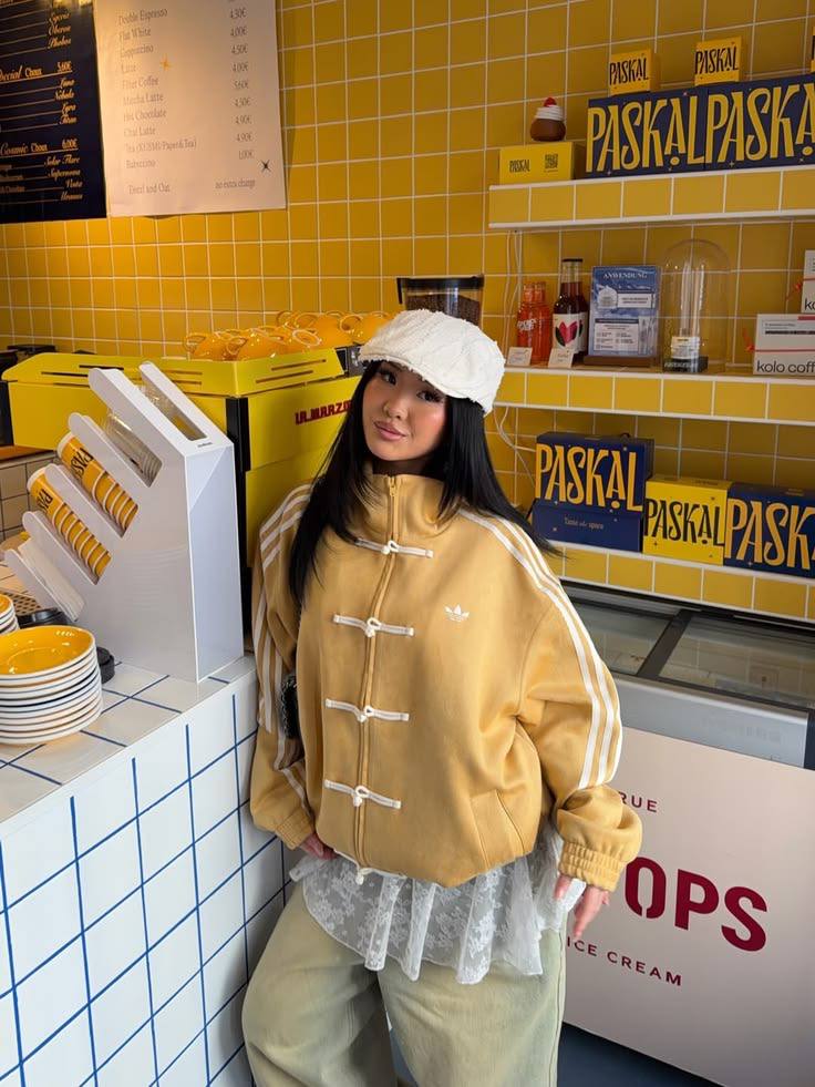 Yellow Suede Tang-Style Jacket