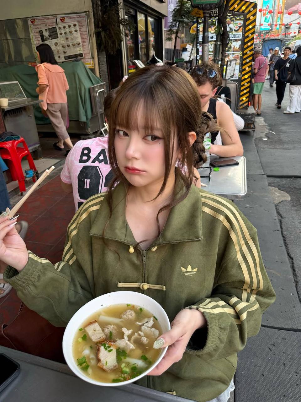 Army green Suede Tang-Style Jacket