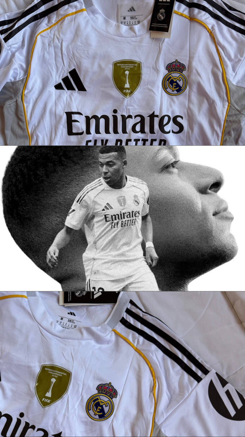 Real Madrid 2023/24 Home Jersey – Mbappé 9 – Replica