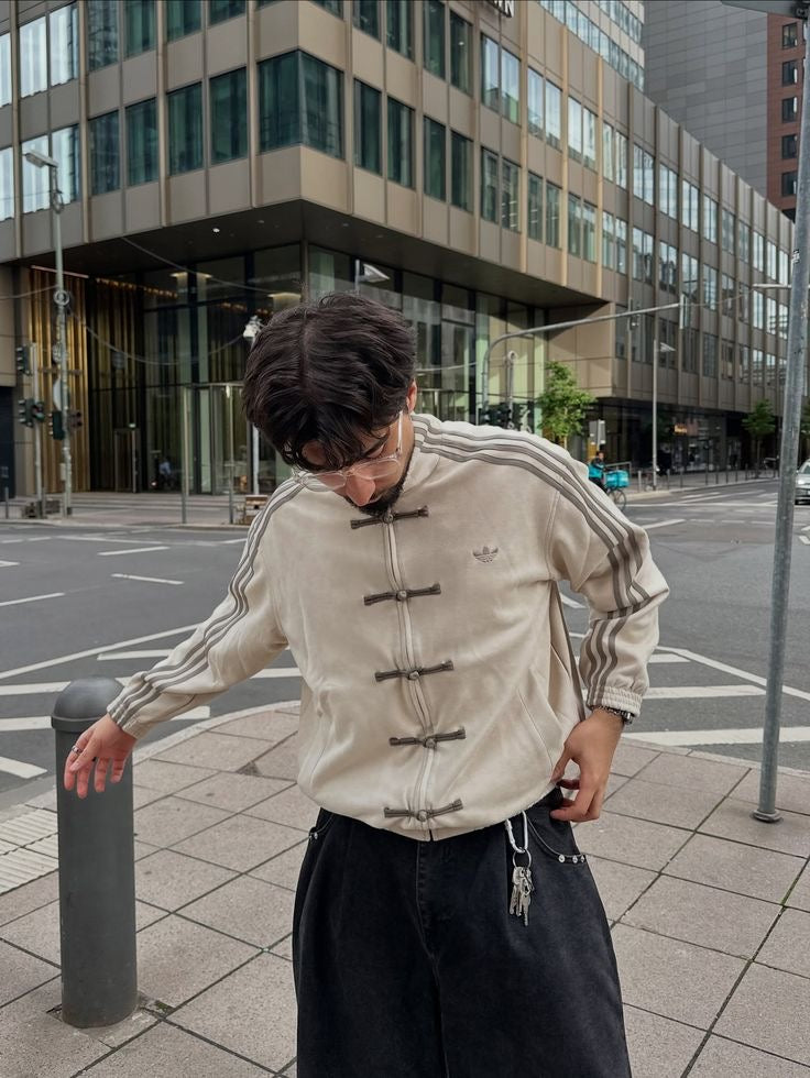 Off-White Suede Tang-Style Jacket