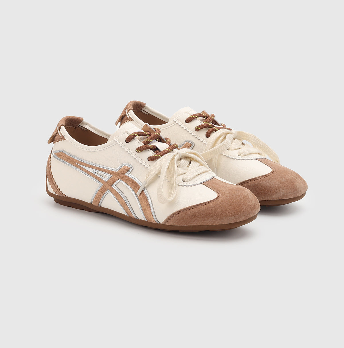 British ballet style retro mandarin duck sports  training shoes