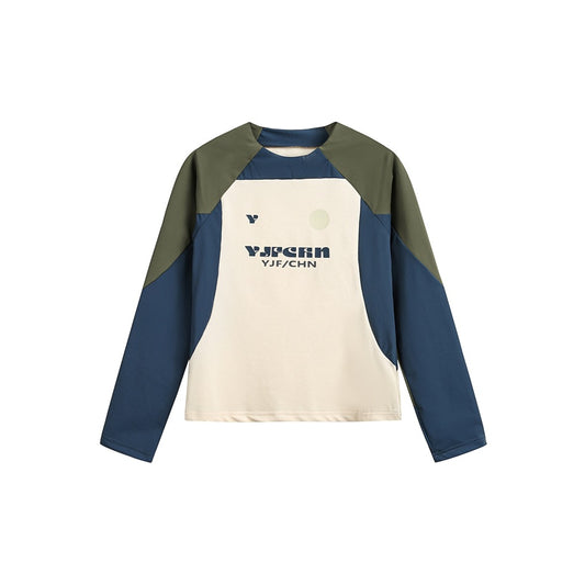 American outdoor trend BM style tops slim fit long sleeve cycling fitness sports T-shirt