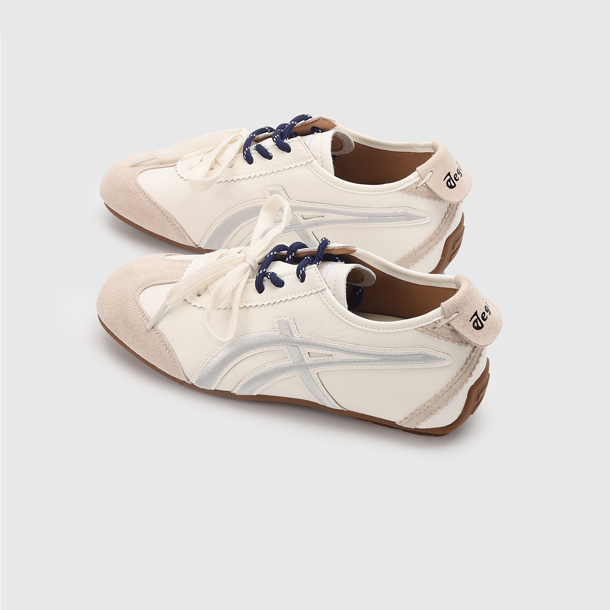 British ballet style retro mandarin duck sports  training shoes