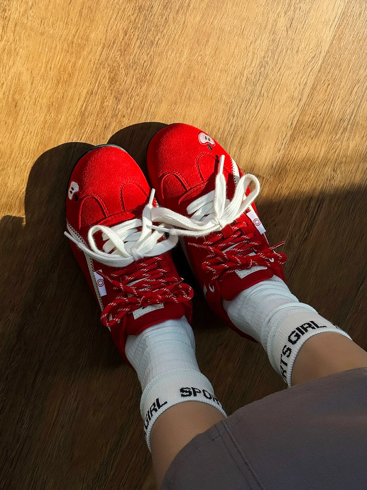 shoes red racing women match shoe