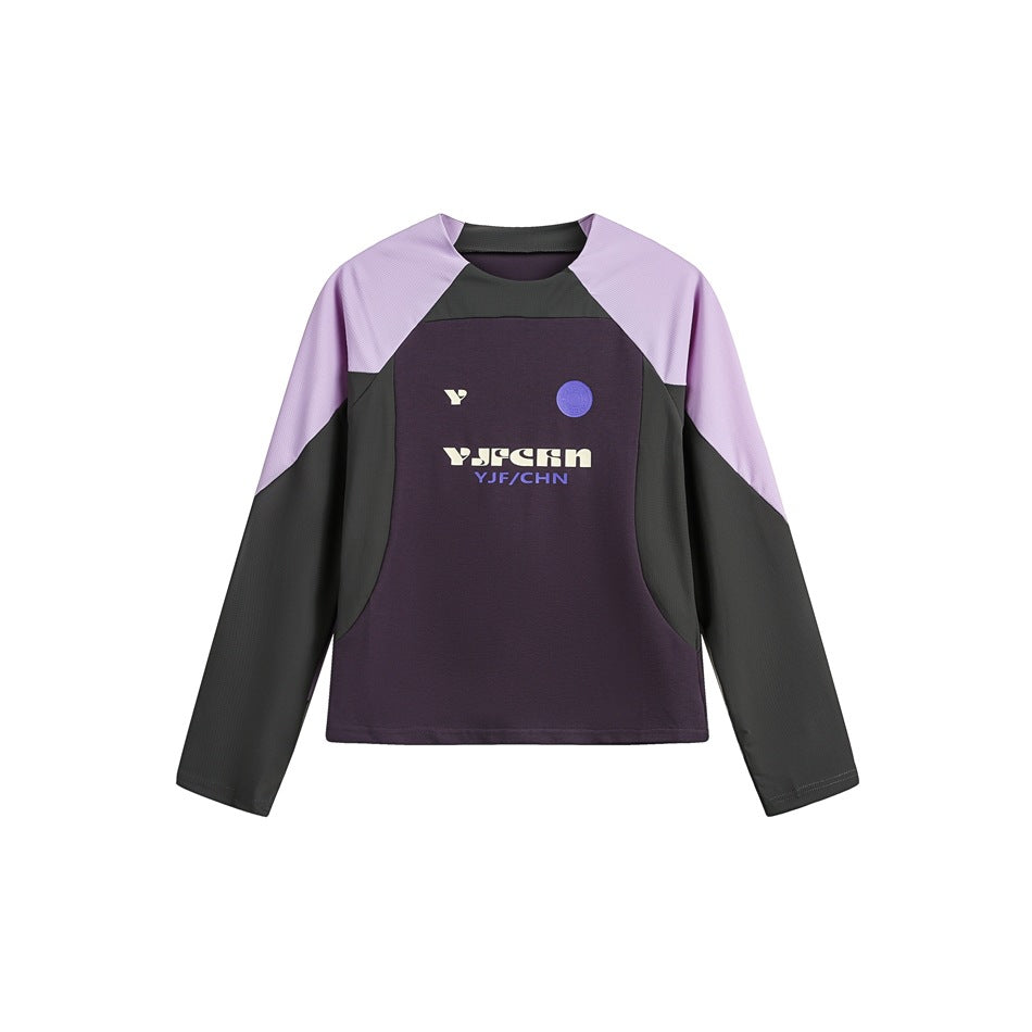 American outdoor trend BM style tops slim fit long sleeve cycling fitness sports T-shirt