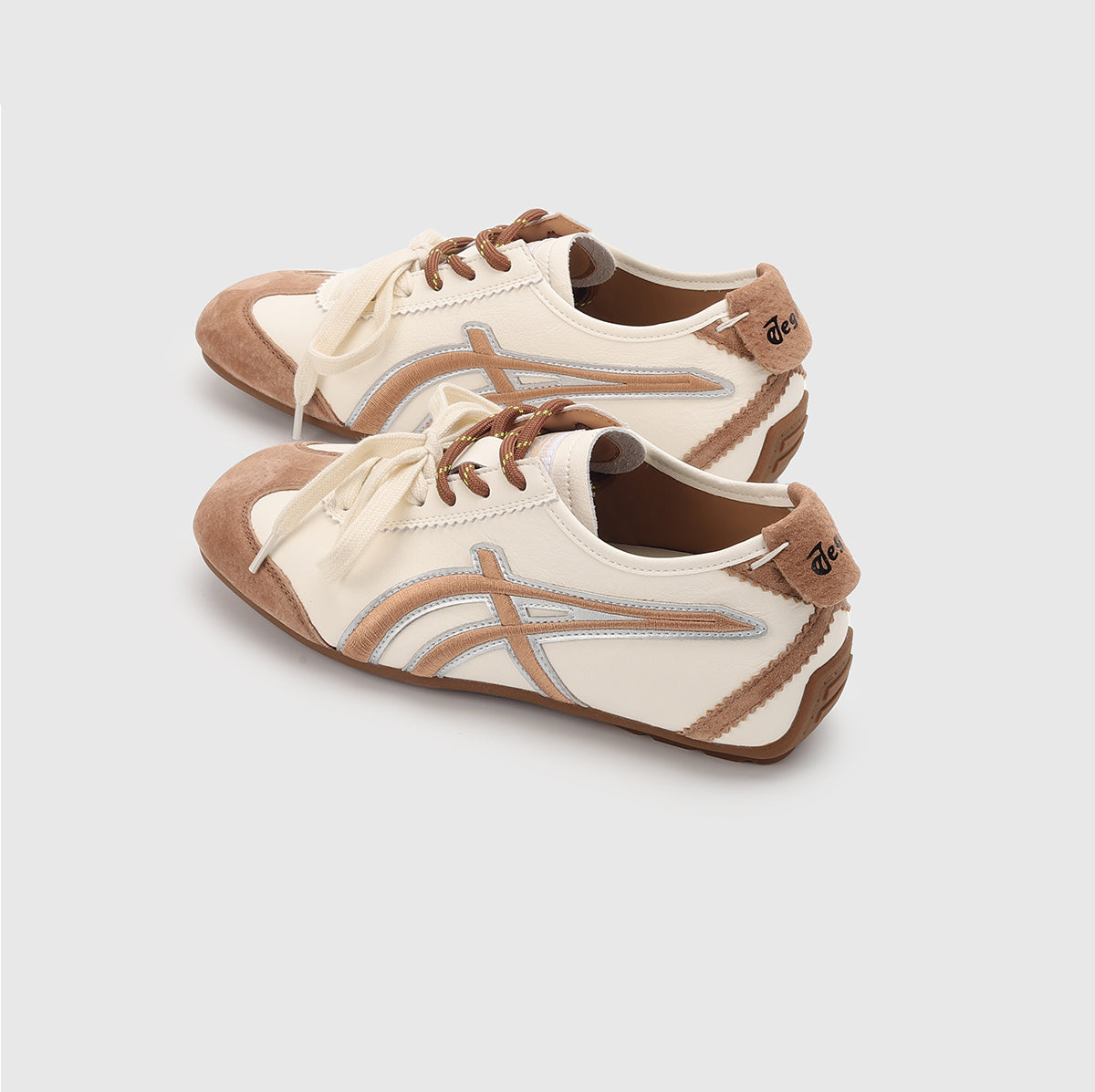 British ballet style retro mandarin duck sports  training shoes