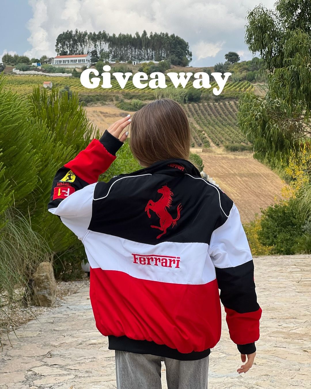 Formula Ferrari F1 Pink Jacket