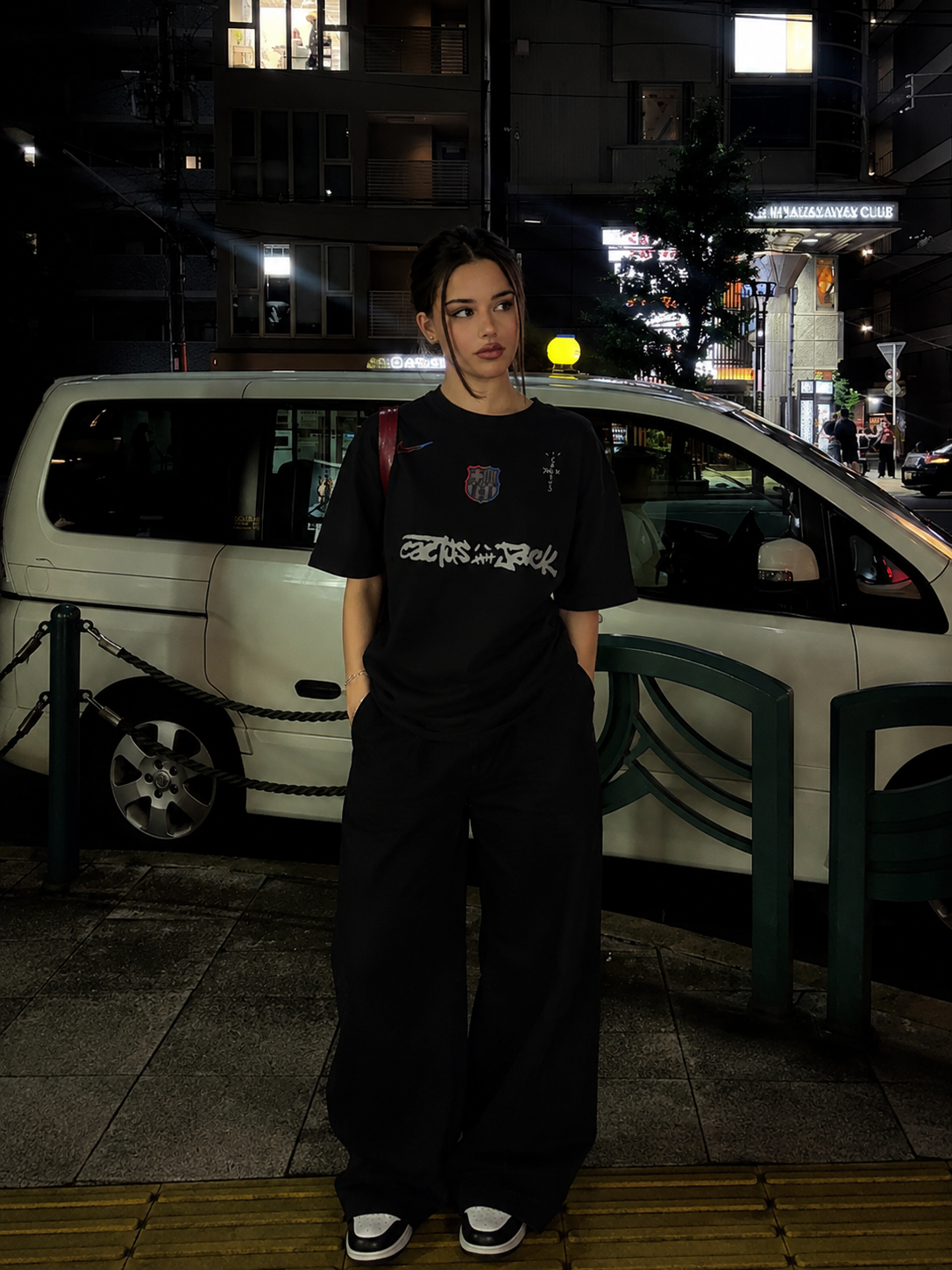 Barcelona black oversized T-shirt