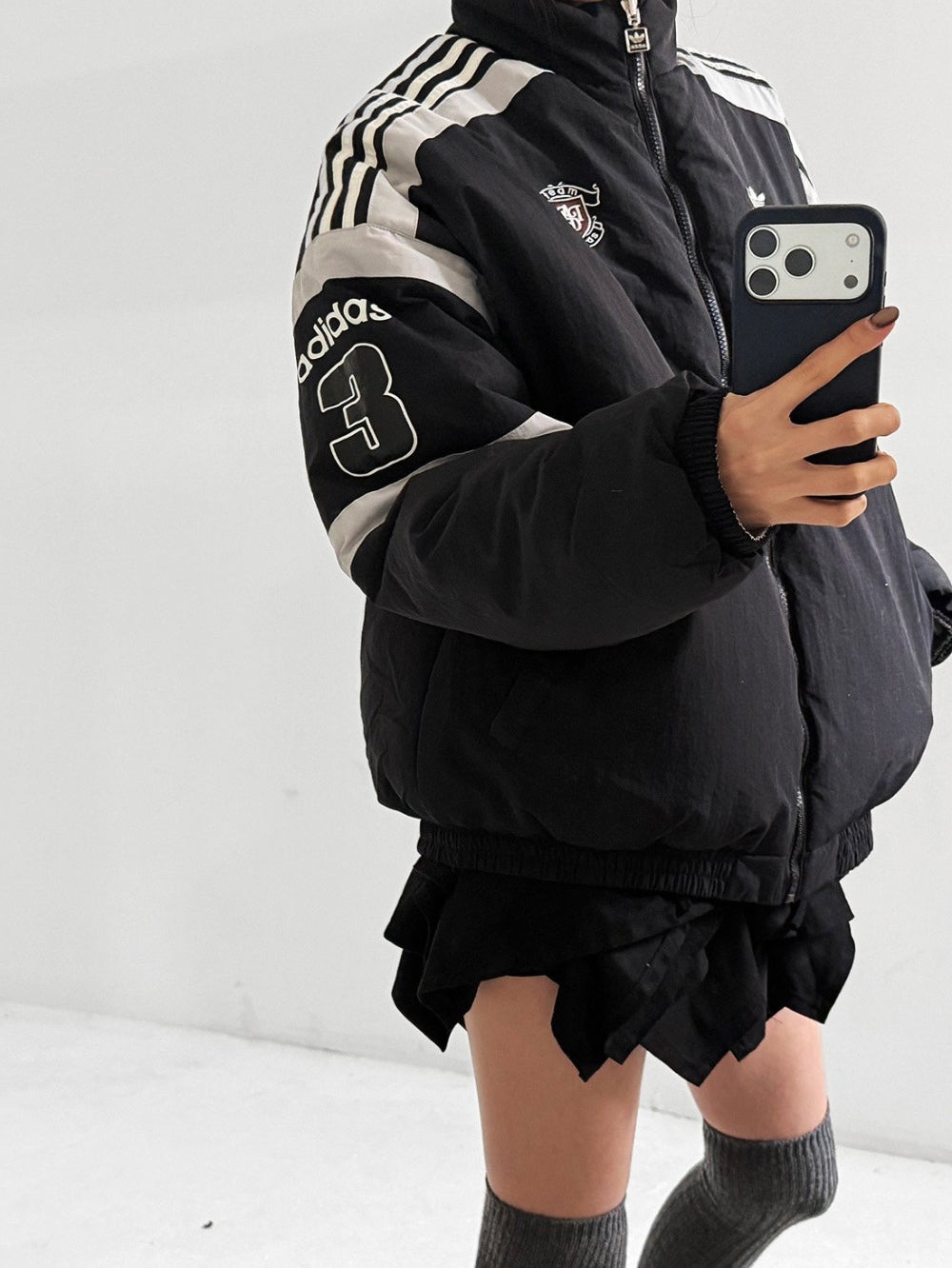 Adidas reversible warm winter jacket