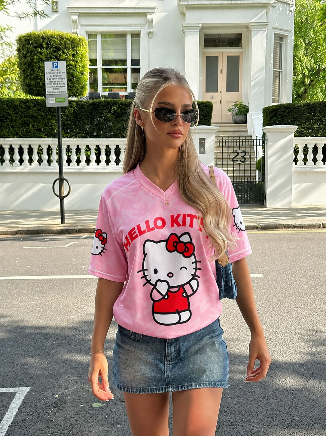 Pink Kitty Oversize T-shirt