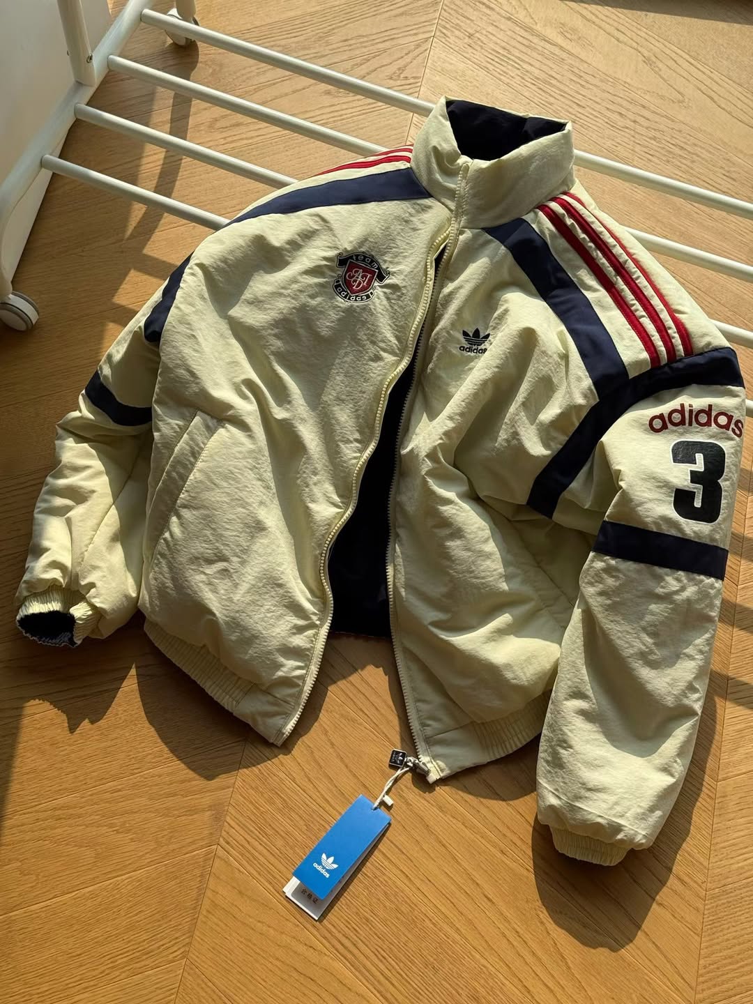 Adidas reversible warm winter jacket