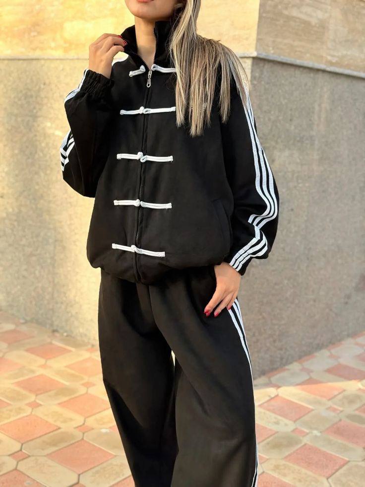 Black Suede Tang-Style Jacket