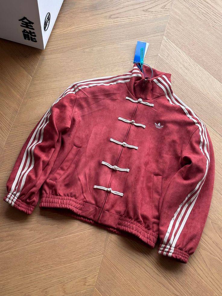 Red Suede Tang-Style Jacket