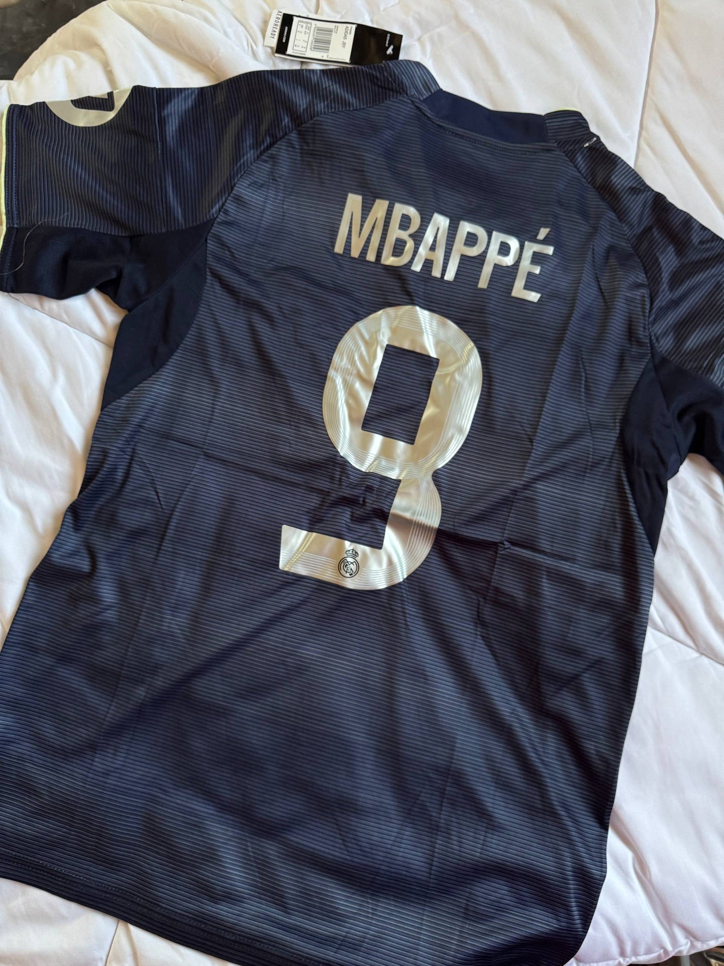 Real Madrid 2023/24 Home Jersey – Mbappé 9 – Replica