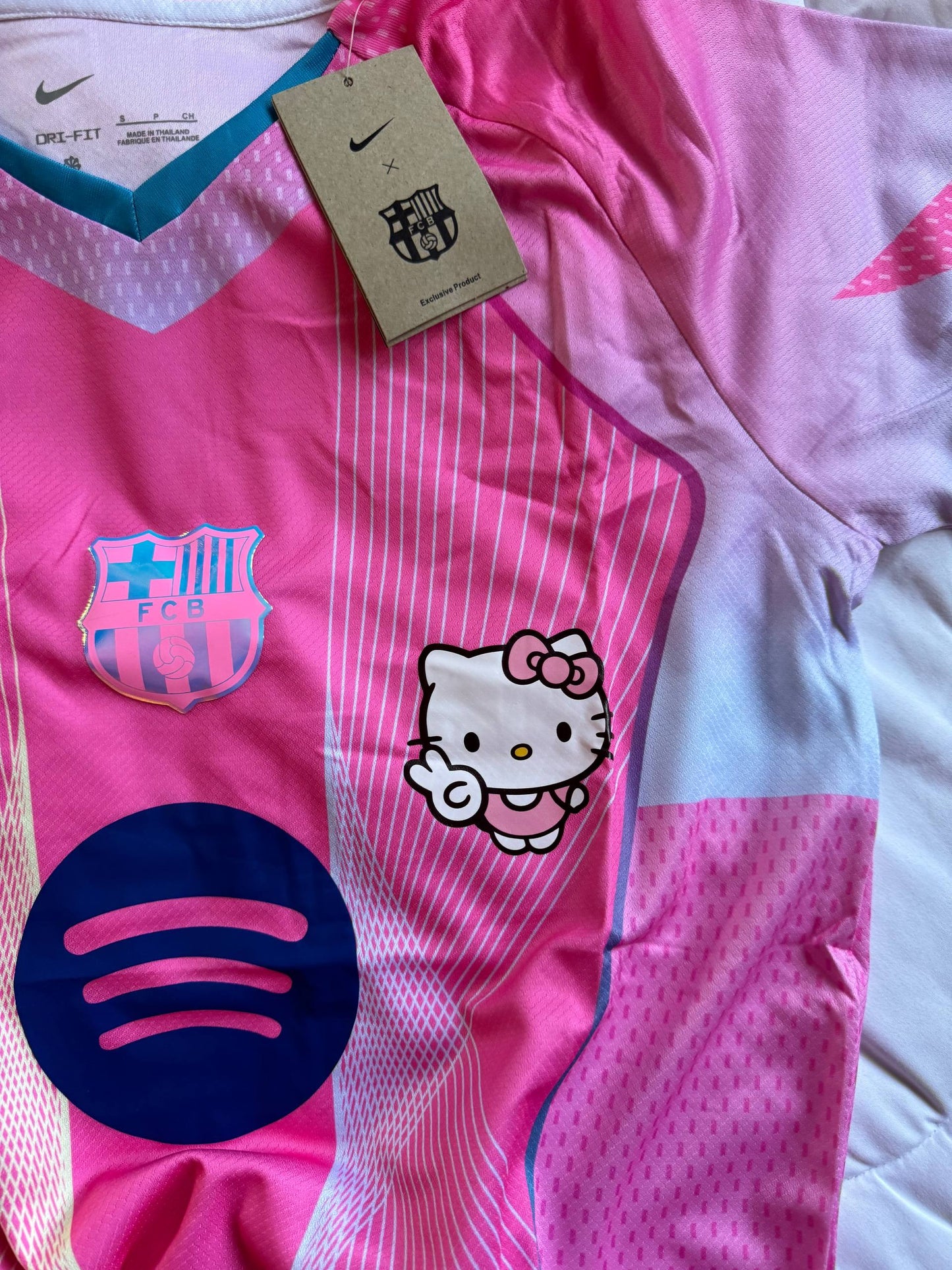 FC Barcelona Pink Special Edition Jersey – Hello Kitty Style
