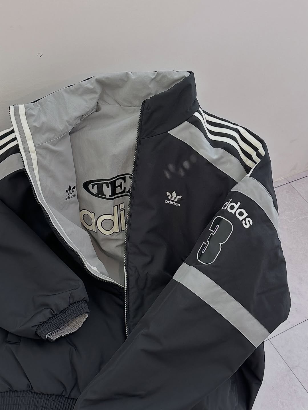 Adidas reversible warm winter jacket