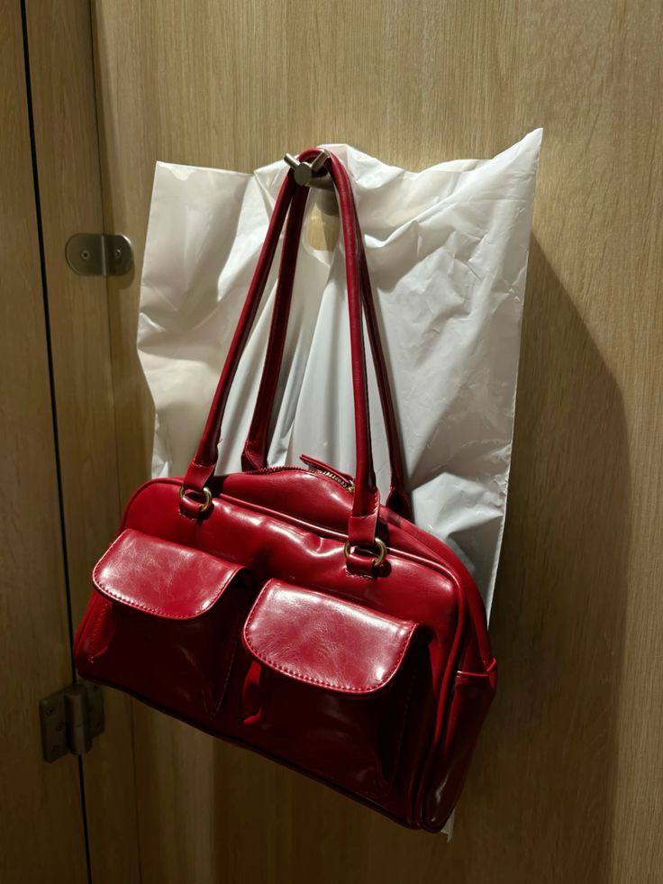 Ribbon bow new Boston shoulder bag