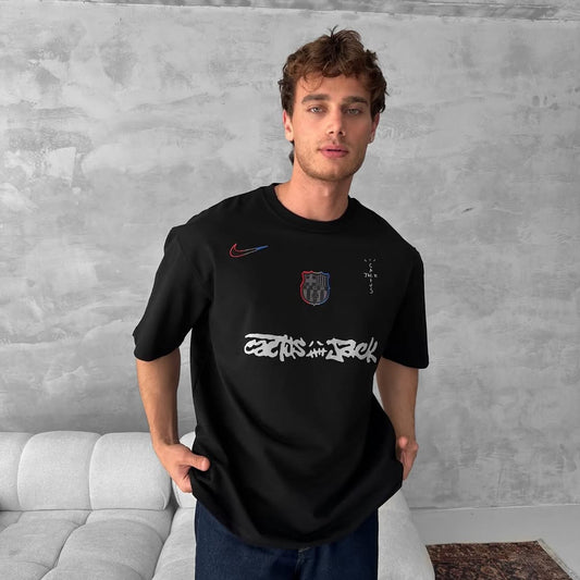 Barcelona black oversized T-shirt
