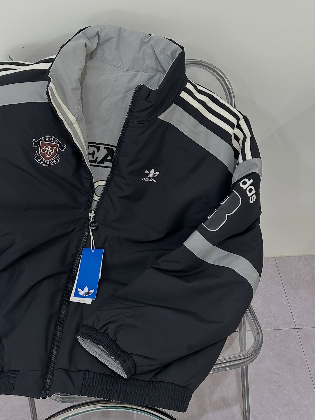 Adidas reversible warm winter jacket